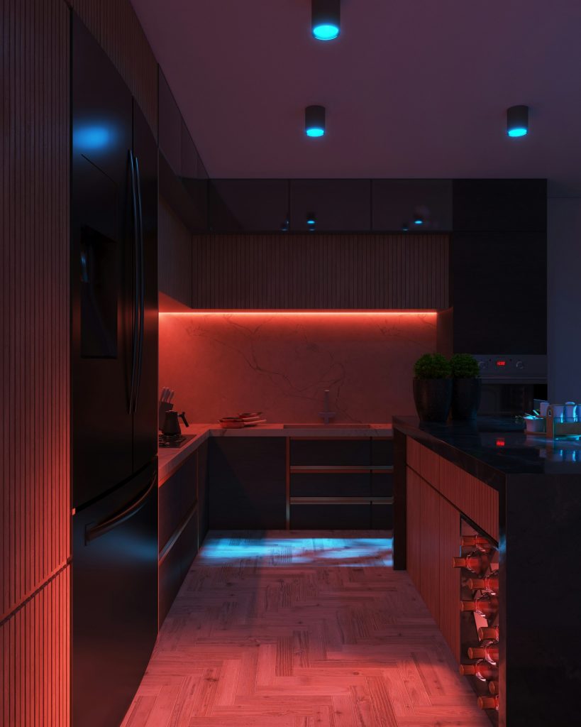 led kitchen lighting bespoke lighting solution